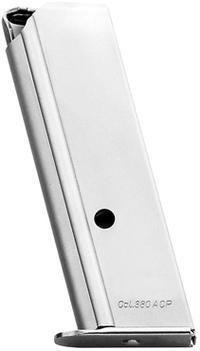 Buy Mec-Gar Walther PPK/S .380 Magazine Standard Floorplate Nickel 7/rd online