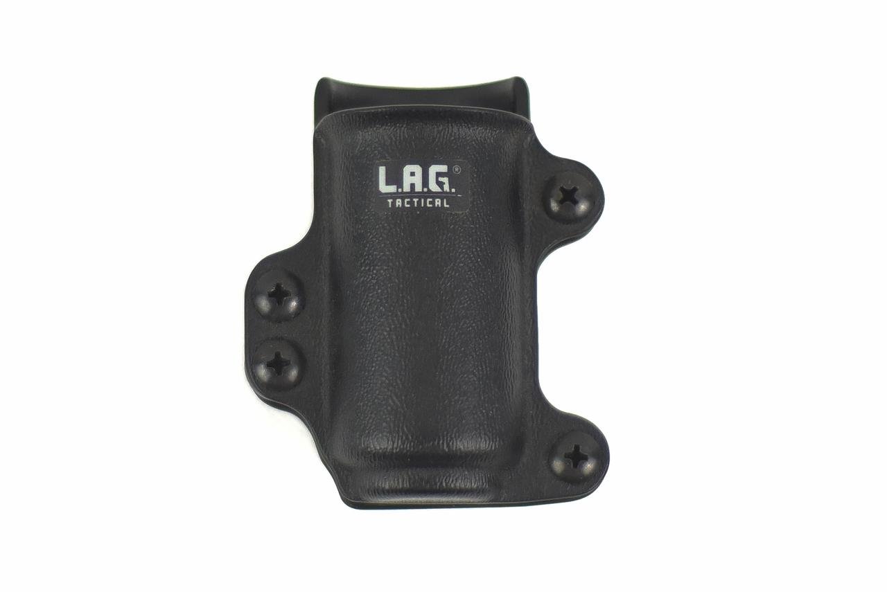 L.A.G. Tactical MCS Flashlight and Pepper Spray Holster 1.3 Black - L.A.G. Tactical, Inc.