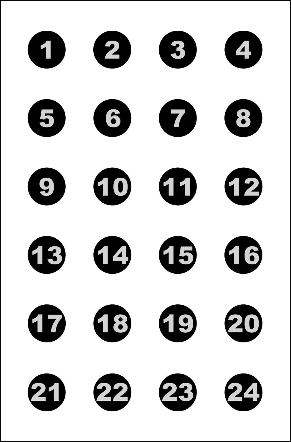 Buy Action Target VB24100 Military Circle 23x35in Paper Targets 100 Pack online