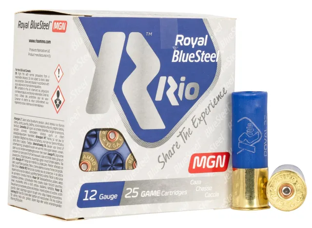 Rio Ammunition RBSM325 Royal BlueSteel 12Ga 3" 1 1/8oz 5Shot 25/Box