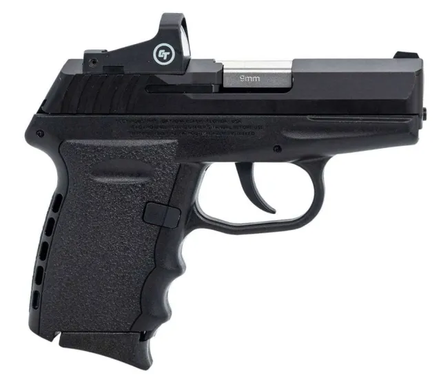 Sccy Industries CPX-2CBRD 9mm 3.1" Barrel Red Dot No Safety Black 10-rd