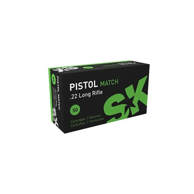 SK 22 LONG RIFLE 40GR LEAD ROUND NOSE 50/BOX