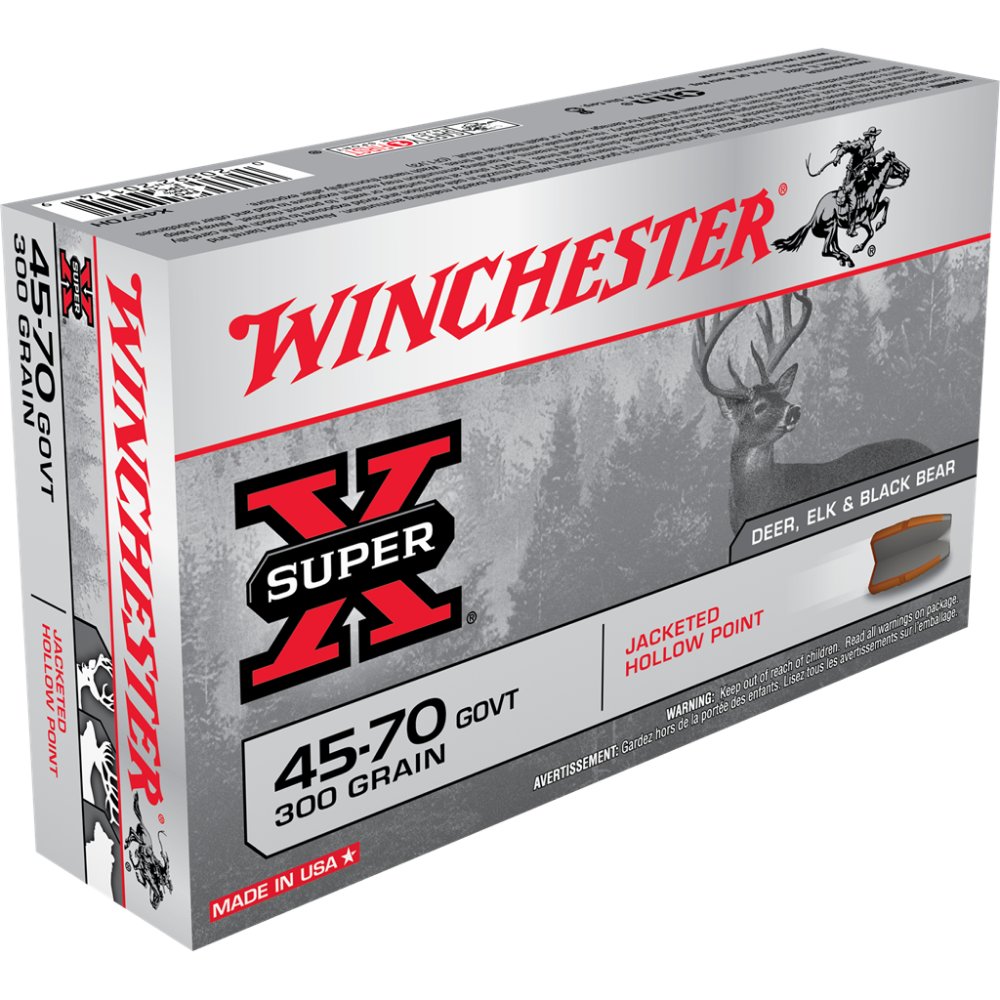 Winchester X4570H 45-70 Government 300gr JHP 20 Rounds Box - Winchester - 45-70 Gov