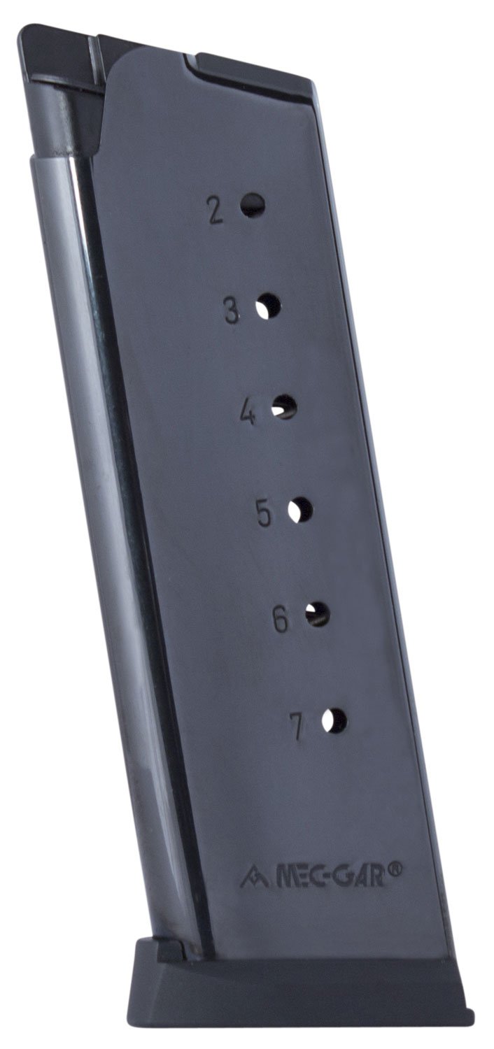 Buy Mec-Gar MGCO4507BPF 1911 Officer .45 ACP 7rd Blued Steel Magazine online