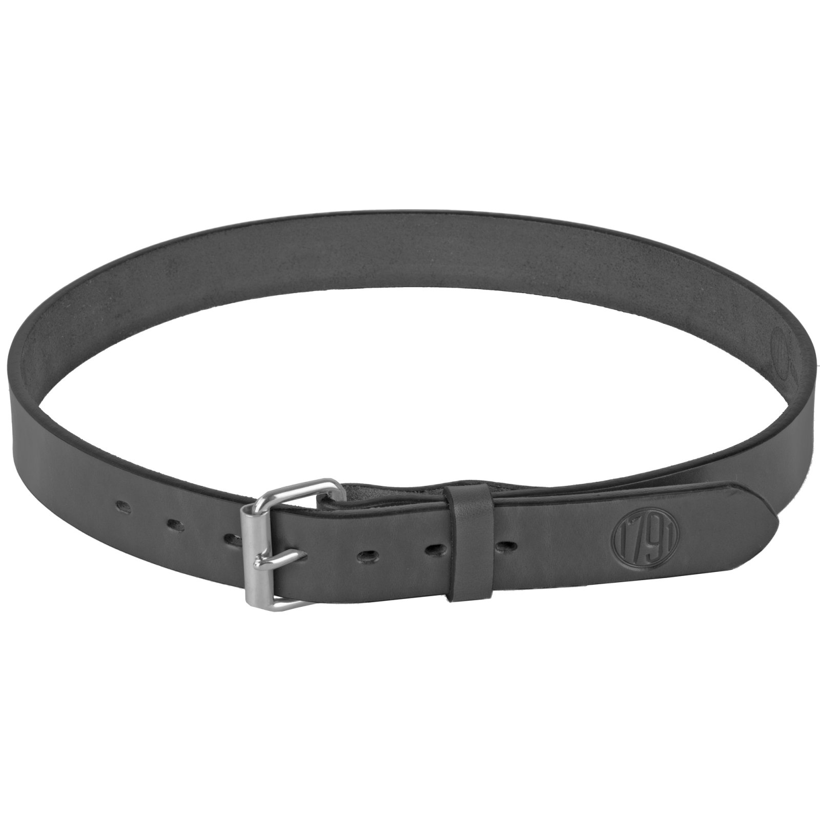 1791 Gunleather BLT013438SBLA Belt 01 34"-38" Black Leather - 1791 Gunleather