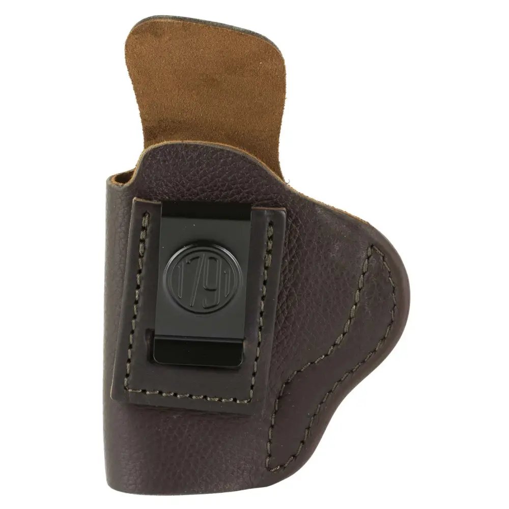 1791 Gunleather FCD-4-BRW-L Deer Skin IWB Holster Size 4 Brown LH - 1791 Gunleather