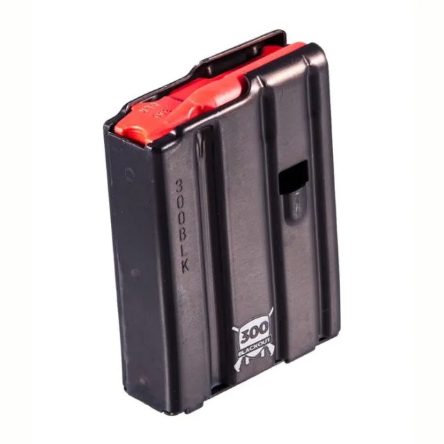 D&H Tactical 300BLKAL10BTRDRT .300BLK 10RD Black Magazine AR15 - D&H Tactical - 300 AAC Blackout