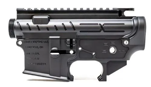 Faxon X-TRA Lite Stripped AR-15 Receiver Set Multi-Cal Nitride Black