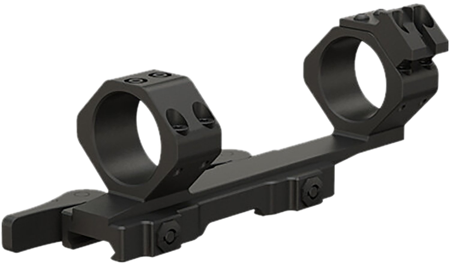 ATN ACMUDCQDMHL Dual Cantilever Scope Mount 30mm Quick Detach Black - ATN