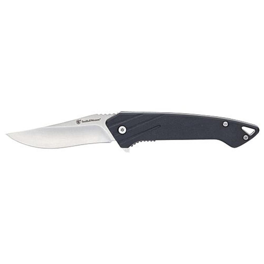 Buy Smith & Wesson Black Ops Folding Knife 3 Recurve Blade Black Box online