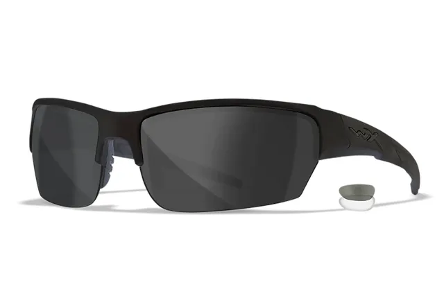 Buy Wiley X Saint CHSAI07 S/M Matte Black Frame Smoke Gray/Clear Lens online