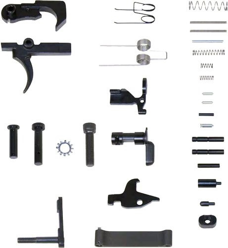Guntec LPK AR-15 Lower Parts Kit Without Pistol Grip Mil-Spec US Made - Guntec USA