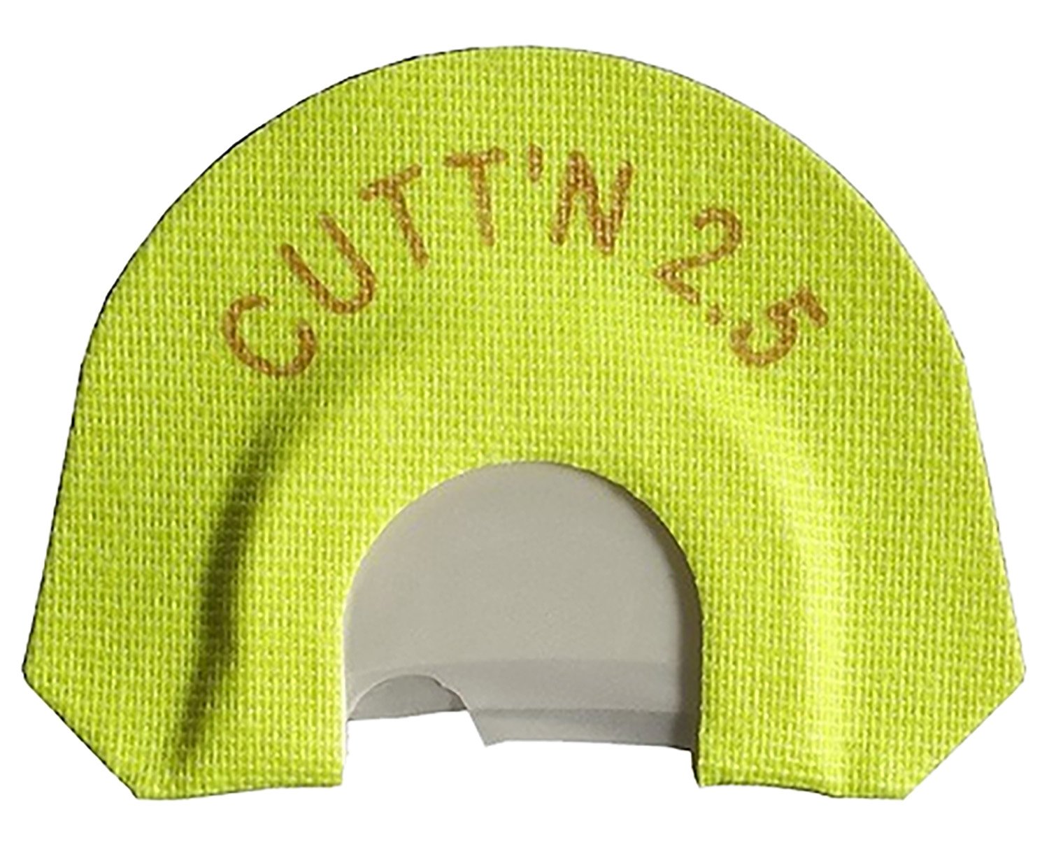 HS Strut Cuttn 2.5 Diaphragm Call Double Reed Attracts Turkeys Yellow - GSM Outdoors
