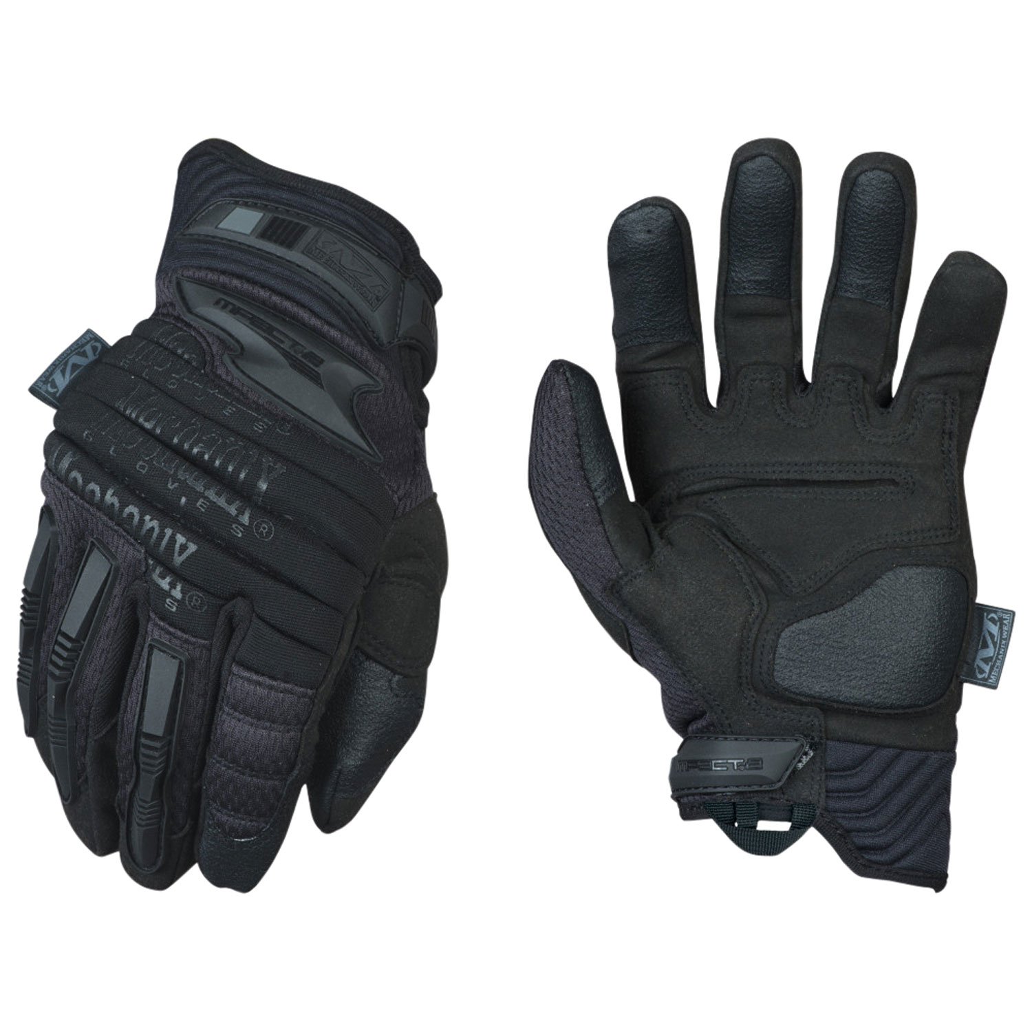 Mechanix Wear MP255010 M-Pact 2 Covert Black Large Tactical Gloves - Mechanix Wear