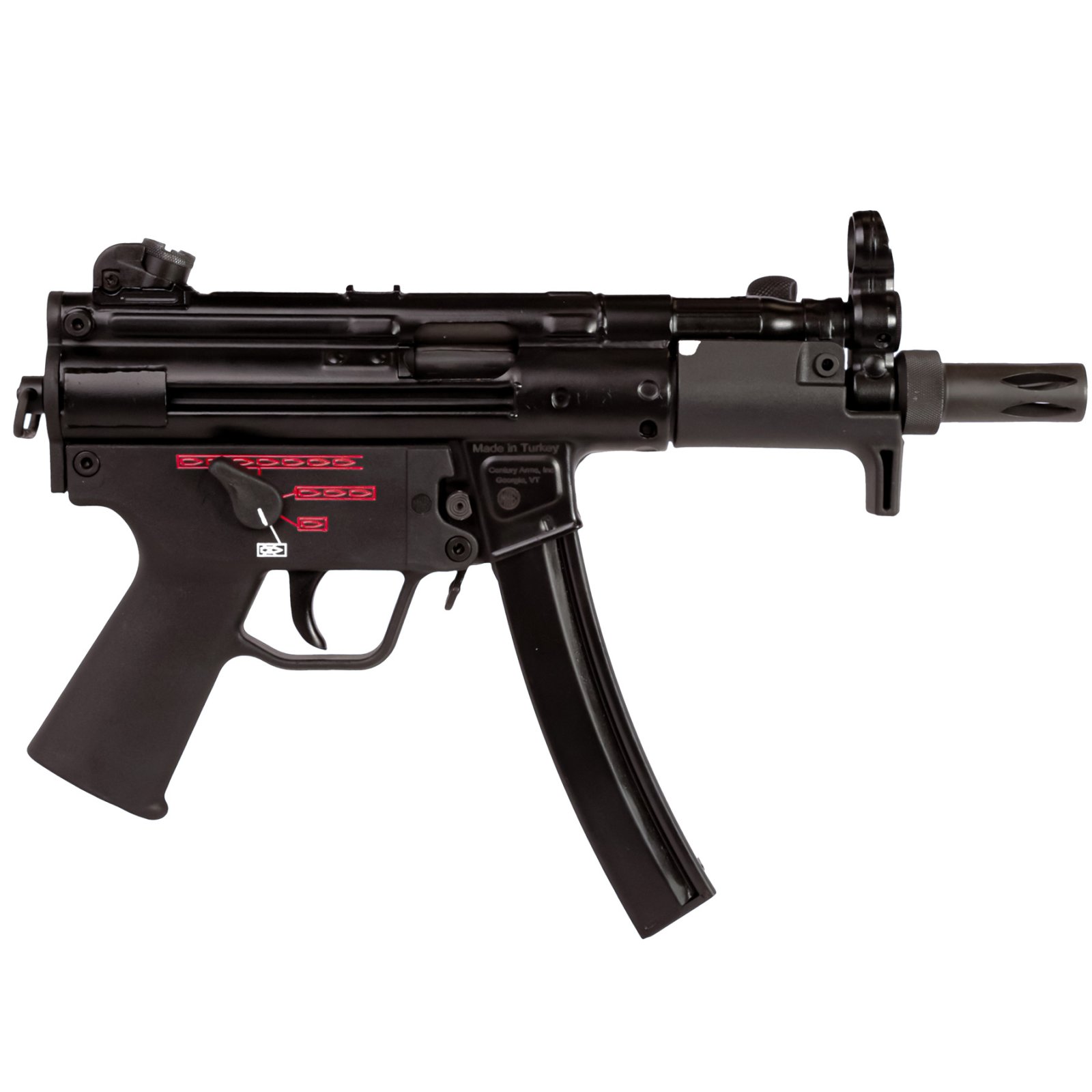 Century Arms HG6035N-N AP5 9mm 5.75" Matte Black Semi-Auto Pistol - Century Arms - 9MM