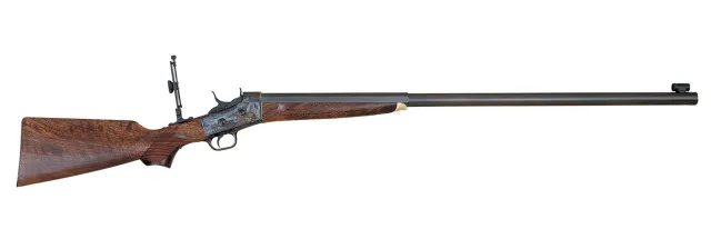 Pedersoli Rolling Block Super Match 45-90 34 In Blued Walnut - Pedersoli for sale at Keys Gun Shop
