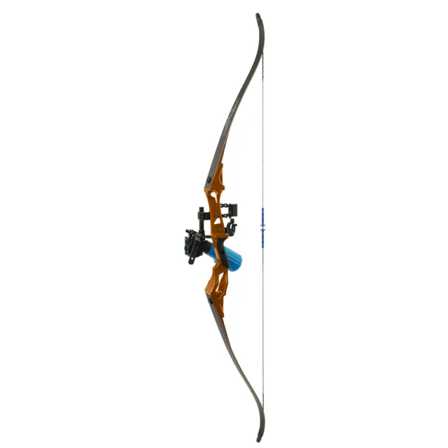 Fin Finder 81383 Bank Runner Bowfishing Recurve 35 lbs RH 58" Orange - Fin-Finder