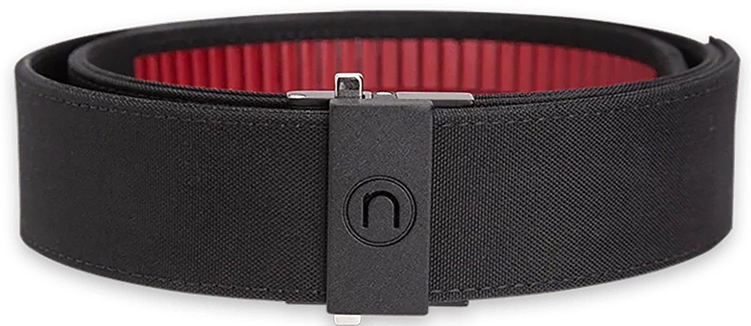 TEAMNEX PCS9121 EDC Black Nylon Belt 1.75in Adjustable Clasp Closure - TEAMNEX