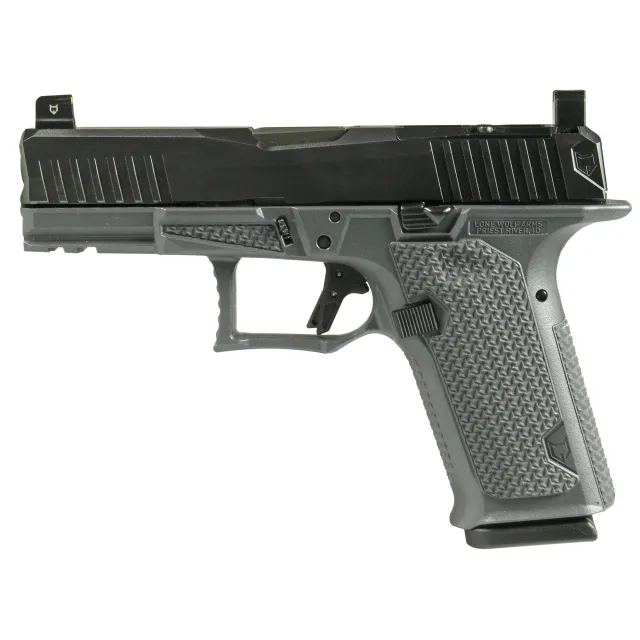 Lone Wolf Dusk 19 LWD-DUSK19 9mm 3.9" 15+1 Black/Gray Handgun - Lone Wolf Distributors - 9 mm Luger