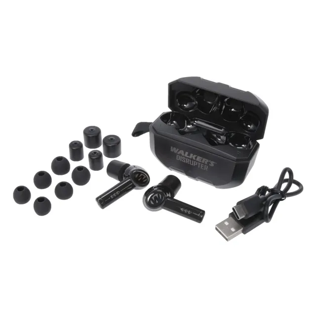 Walker's GWP-DSRPT Disrupter Bluetooth Earbuds 24dB Noise Reduction - Walker's