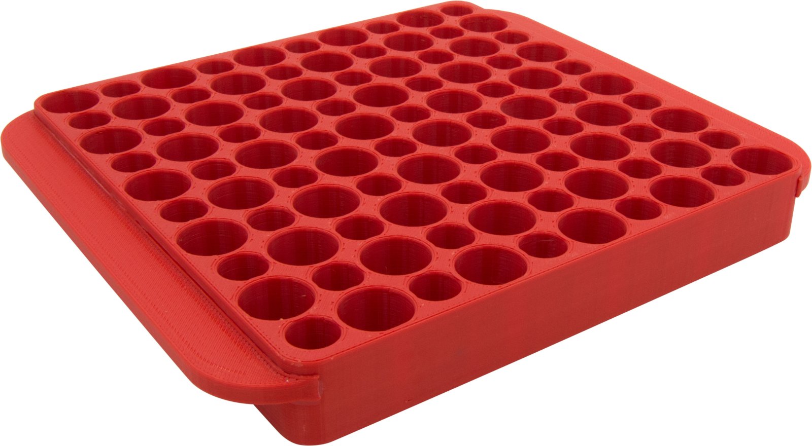 Hornady 480042 Magnum Reloading Block Red Plastic 50rd Multi-Caliber - Hornady - Multi