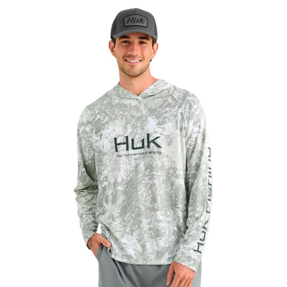 Huk Mossy Oak Pursuit Performance Hoodie MO Seagrass M - Marolina DBA HUK