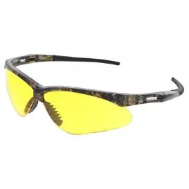 MCR Safety MP1 Memphis Mossy Oak Frame Amber UV-A Lens Anti-Fog