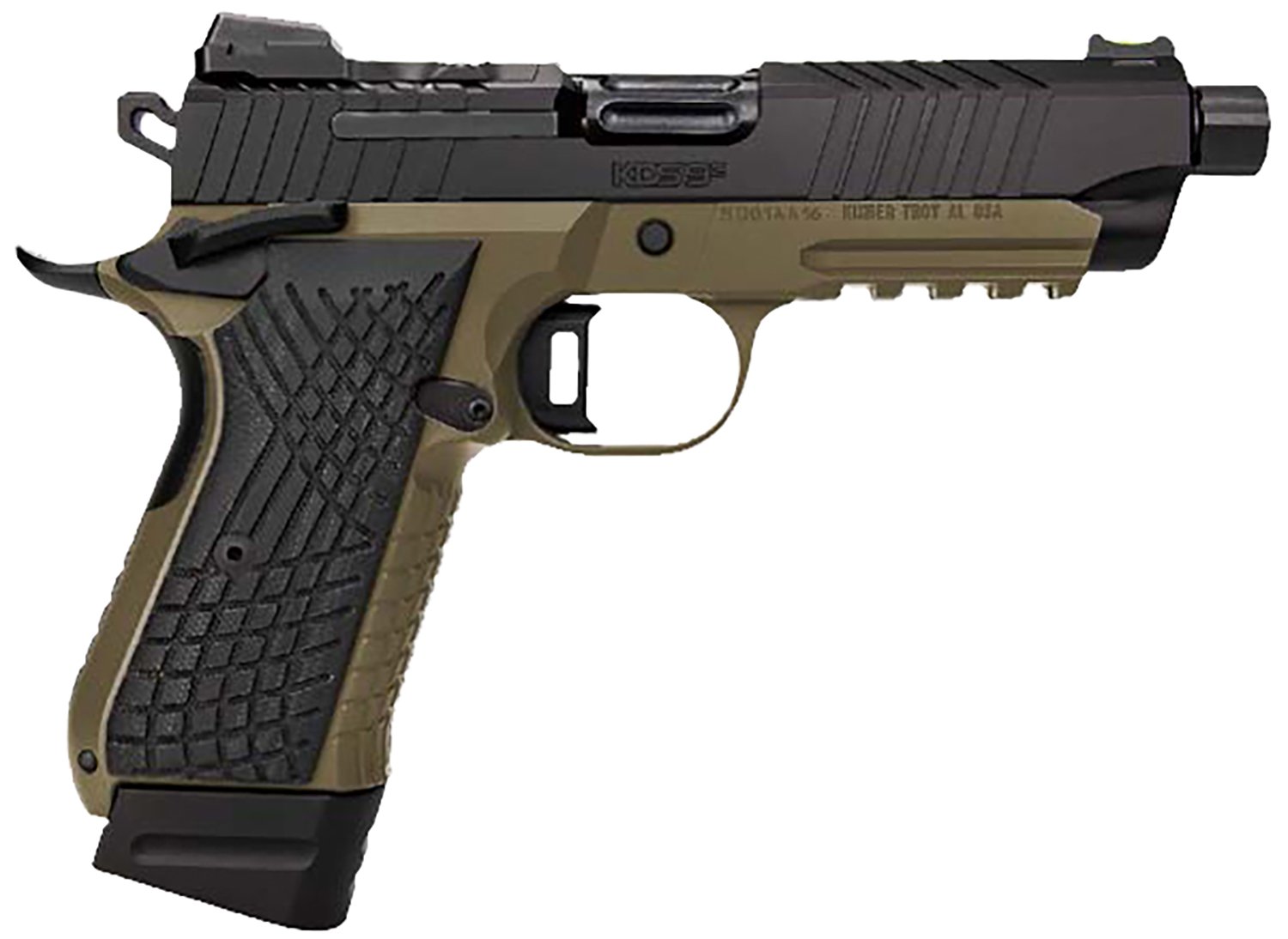 Kimber 3100023 Kds9C 9mm FDE/Black 4.6" DLC TB Optic Plate Novak Sight - Kimber Manufacturing, Inc. - 9MM
