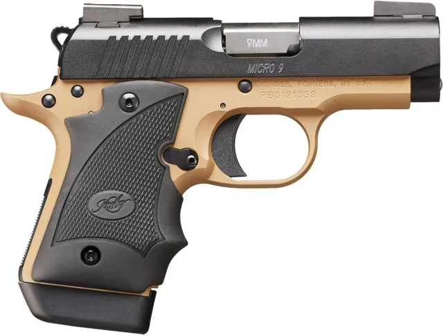 Buy Kimber Micro 9 Desert Night DN 9MM Pistol - 3.15" Barrel, Black KimPro Slide, Desert Tan Finish online