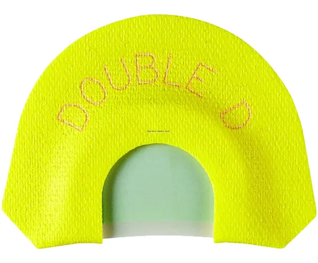 Hunter's Specialties H.S Strut Double D Premium Flex Diaphragm Turkey Call Yellow/White 05905 - GSM Outdoors