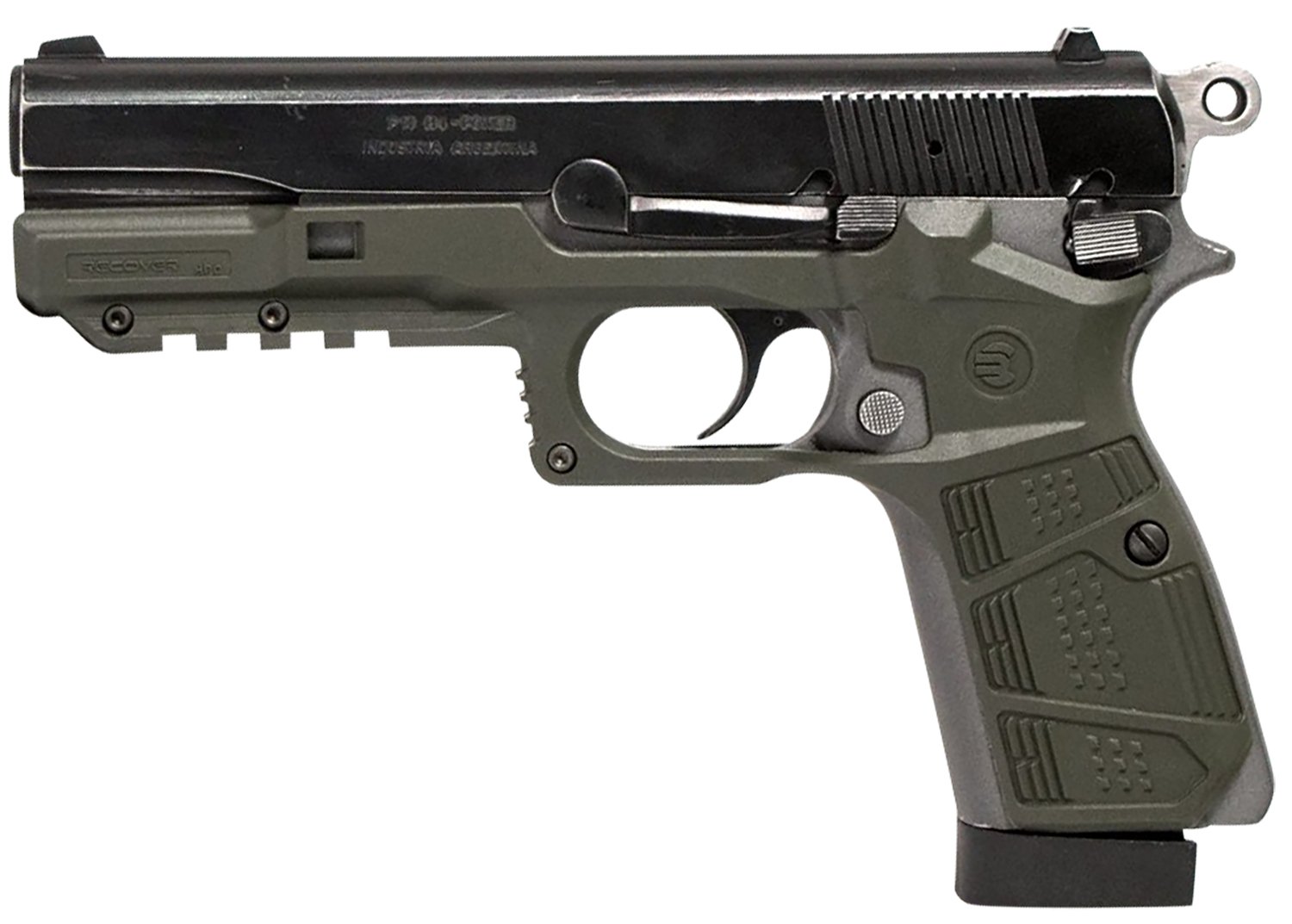 Buy Recover Tactical HPC03 OD Green Grip & Rail System for Browning Hi-Power online