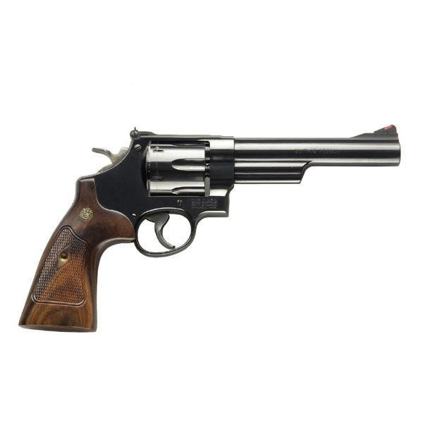 Smith & Wesson 57 Classic 41 Mag 6" Round Blued Wood Grip Revolver - SMITH & WESSON - .41 REM MAG