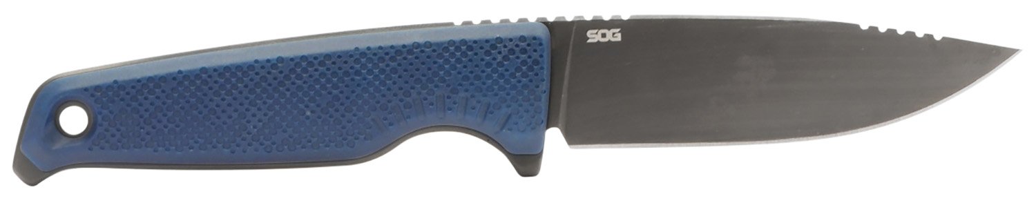 SOG Altair FX 3.40 In Fixed Clip Point Plain Satin TiCN - SOG