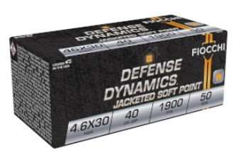 Fiocchi 46EXB Defense Dynamics 4.6x30mm H&K 40 gr JSP - Fiocchi - 4.6x30mm H&K