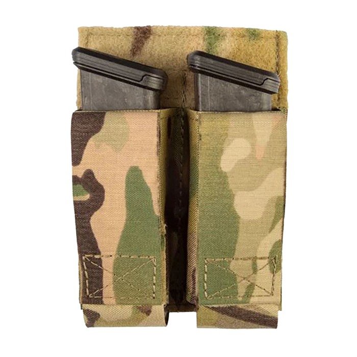 Grey Ghost Gear GTG03805 Double Pistol Mag Pouch Multicam Laminate - Grey Ghost Gear