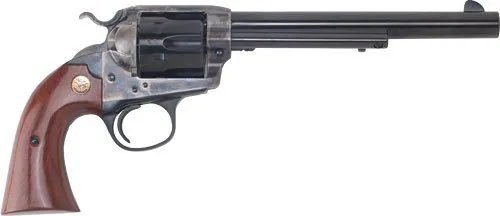 Cimarron CA614 SAA Bisley 45LC 7.5" CC/Blued Walnut - Cimarron - .45 Colt