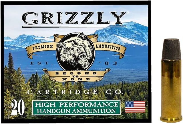 Grizzly Ammo GC41M5 41Mag 265gr Wide Flat Nose Gas Check 20 Per Box/10 Case - GRIZZLY - 41 Mag