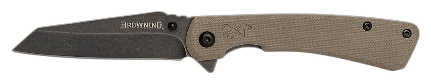 Browning 3220512 Rock EDC 3" Wharncliffe Blade G10 Handle Folding Knife - Browning