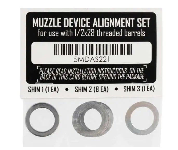 Buy Rugged Suppressors SA001 Shim Kit Black Nitride NFA Parts Accessories online