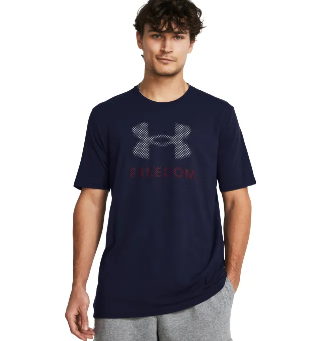 Under Armour Freedom Amp Men's T-Shirt Large Short Sleeve