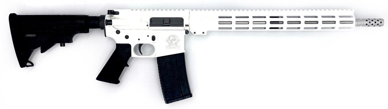 Buy Great Lakes GL15223SSWHT AR15 .223 Wylde 16" SS Barrel White 30+1 Rds online