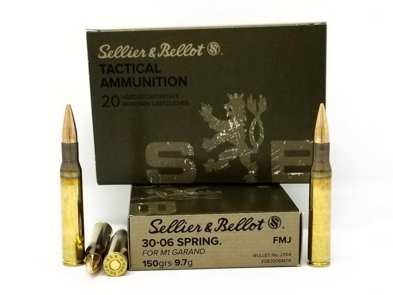 Buy Sellier & Bellot SB3006M2 Rifle 30-06Springfield 150gr Full Metal Jacket online
