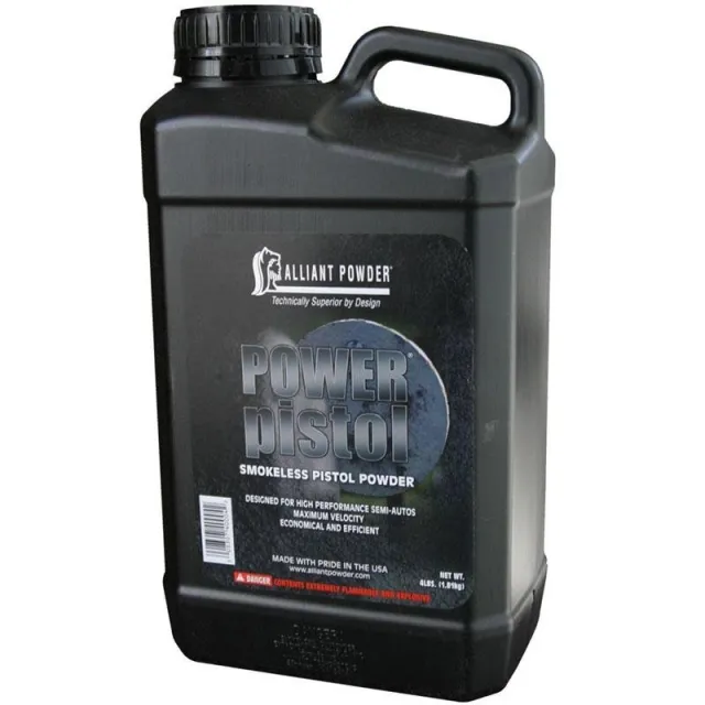Alliant POWDER POWER PISTOL POWDER 4 LB | POWER PISTOL POWDER | Caliber: None | Shell Length: None - Alliant Powder