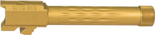 Faxon Firearms Glock 19 9mm Luger Threaded TiN Flame Fluted Barrel - Faxon Firearms - 9mm Luger