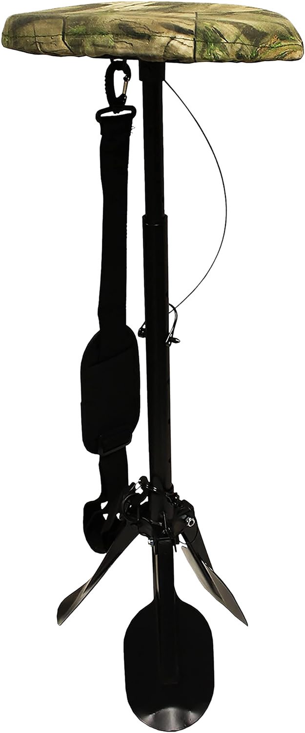 Buy Mojo Outdoors Mud Seat HW2203 Black Steel/Plastic Adjustable Chair online