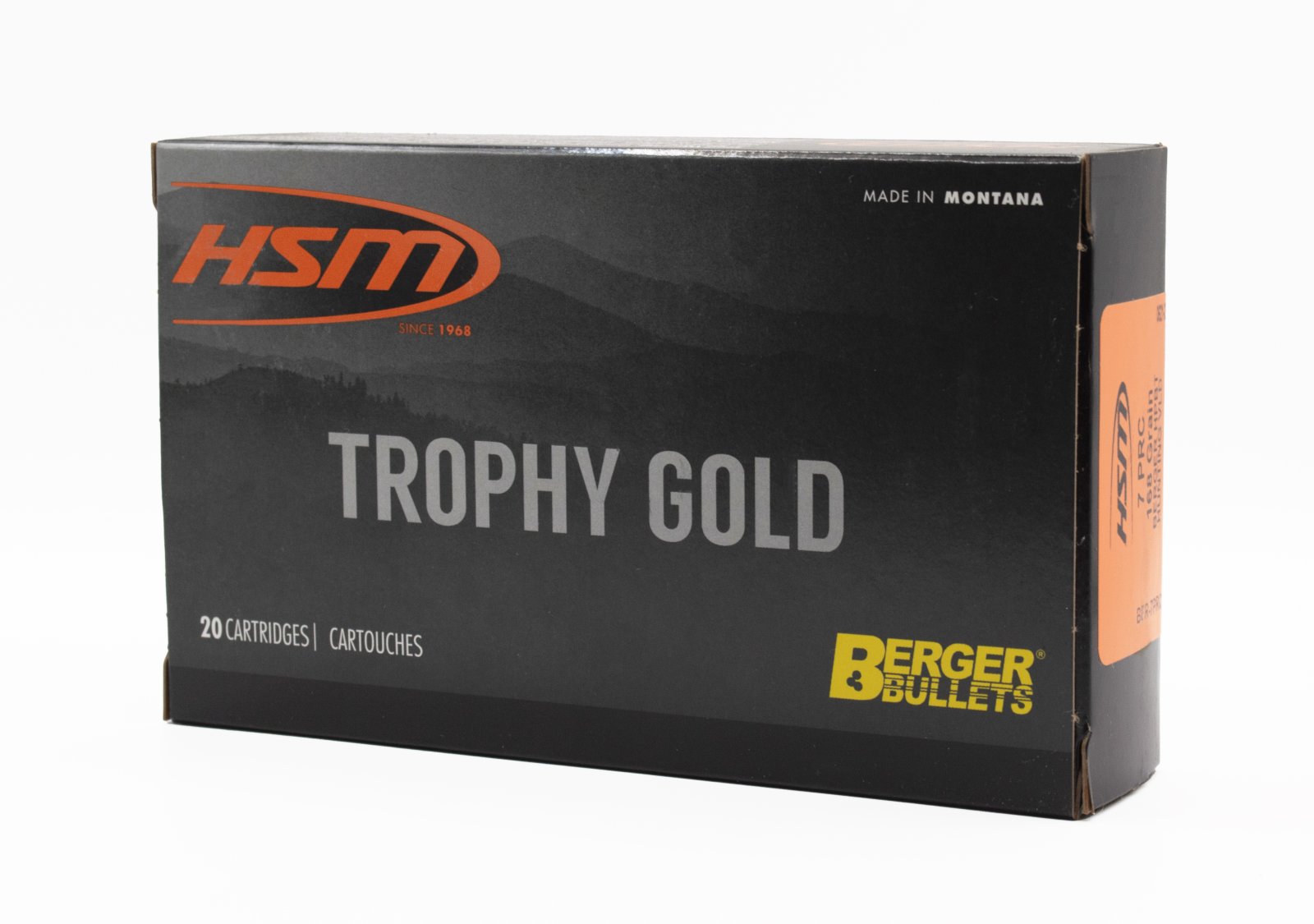 HSM HSM-7PRC-168VLD 7MM PRC 168GR Match Grade 20Rd - HSM Ammunition - 7MM PRC