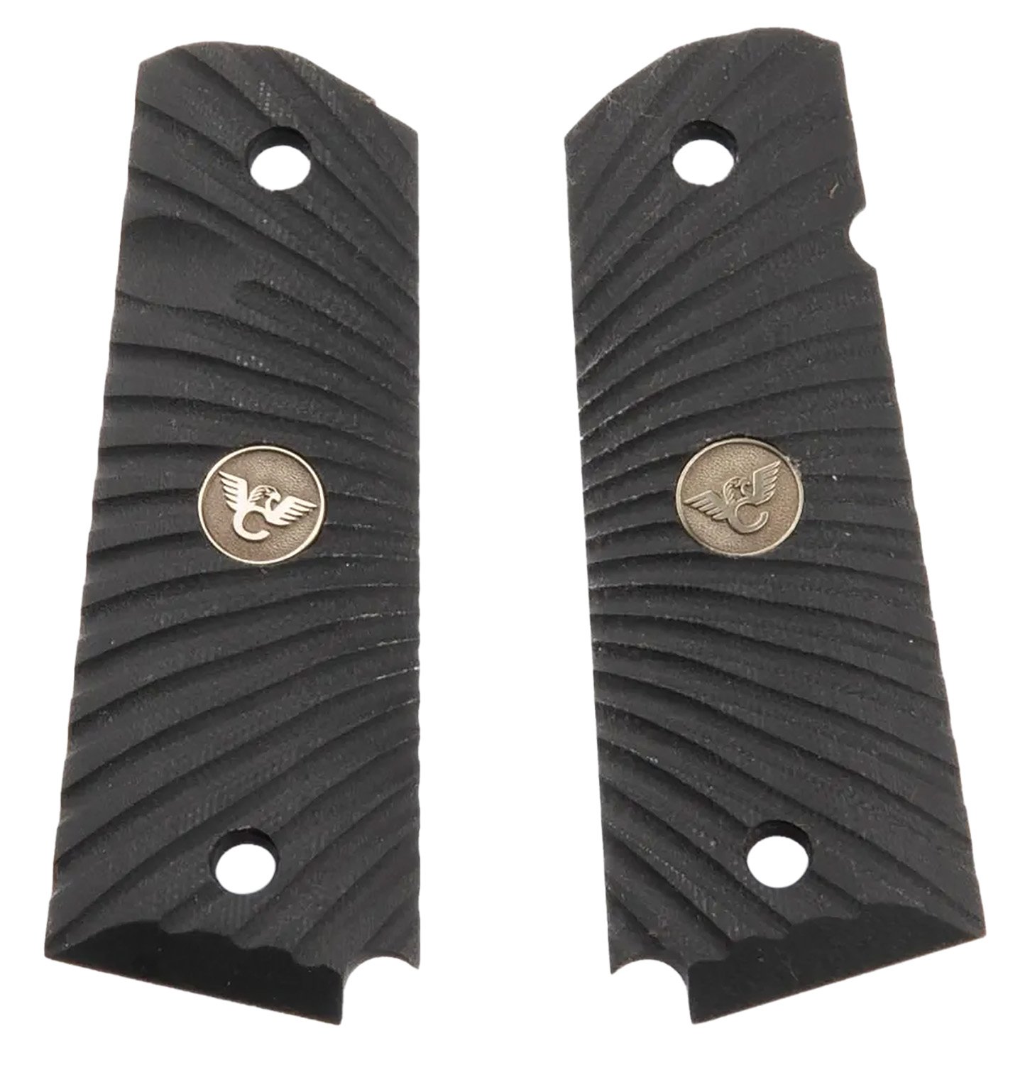 Wilson Combat 351AAFS 1911 Starburst G-10 Grip Panels Black - Wilson Combat - BLACK G10