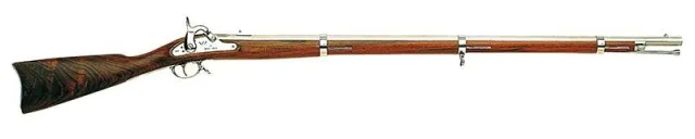 Traditions 1861 Springfield 58 CAL 40 In Stainless Oiled Walnut Sight - Traditions Performance Firearms - 58 CAL