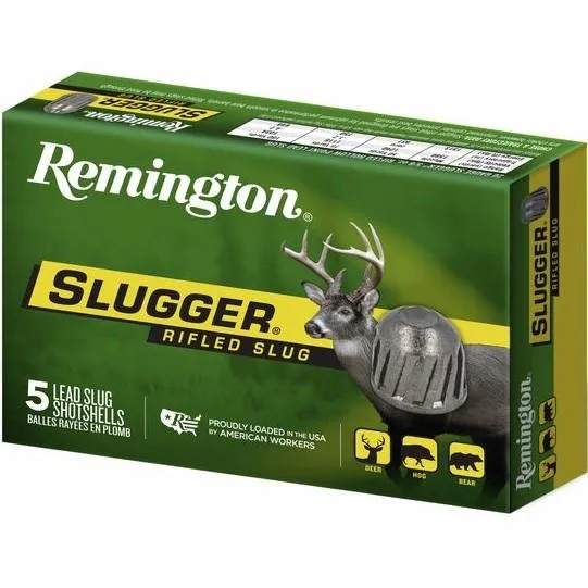 Remington Slugger Hunting 410 Gauge 2.50" 1/5 oz Rifled Slug Shot 5 Per Box/ 50 Cs - Remington Arms Company, LLC - 410 Bore for sale at Smoke Wagon Firearms