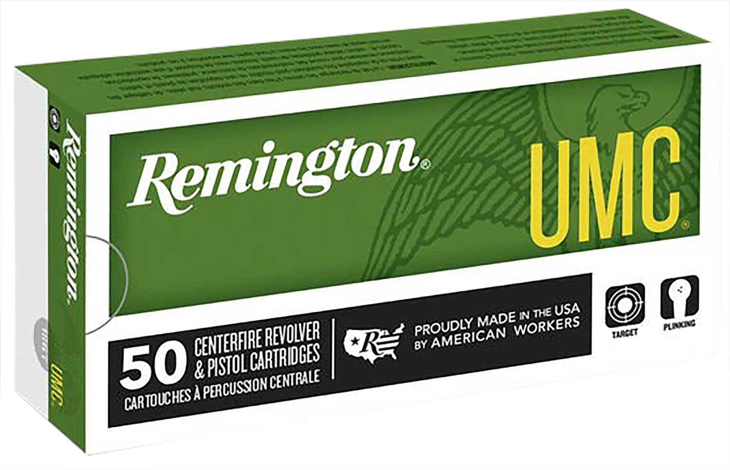 Remington UMC Target 25 ACP 50 Grain Full Metal Jacket 50 Box 23716 - Remington Arms Company, LLC - 25 Auto